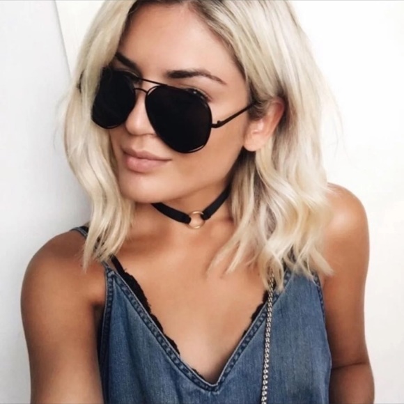 Accessories - Black Aviator Sunglasses